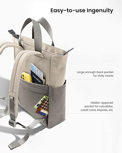 tomtoc 14-inčni ruksak za Laptop za posao, školu, putovanja, vodootporan, Moderan tanka torba