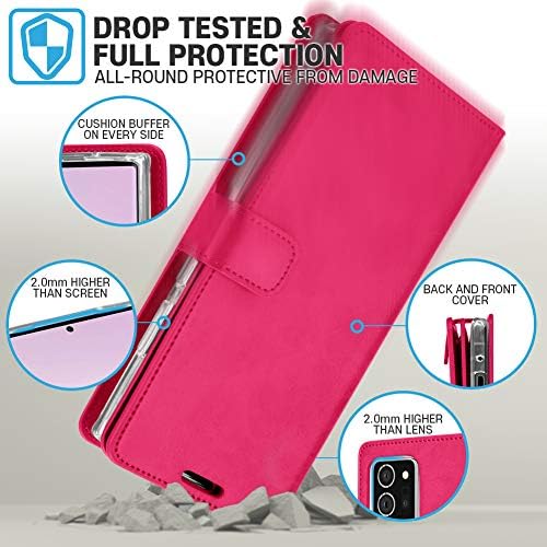 GOOSPERY Mansoor Galaxy Note 20 Ultra kožna torbica za novčanik dvostrani držač kartice [9 slotova za