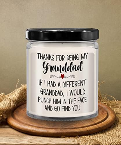 Deda Candle Hvala što je moj deda od unuke Gag Jokes Božić rođendan Fathers Day uspomenu za Djed muškarci Funny