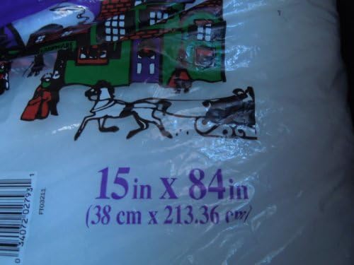 Božić selo Buffalo Snow Roll 15 inča X 84 inča apx 8 oz.