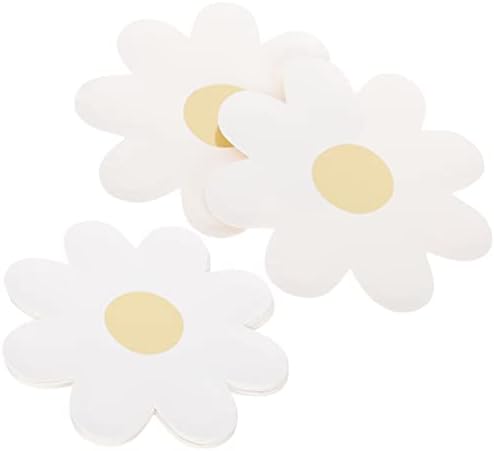 Prettyzoom Vjenčani dekor 20pcs Daisy cvjetne ploče za jednokratnu ploču sa cvijećem oblikovane