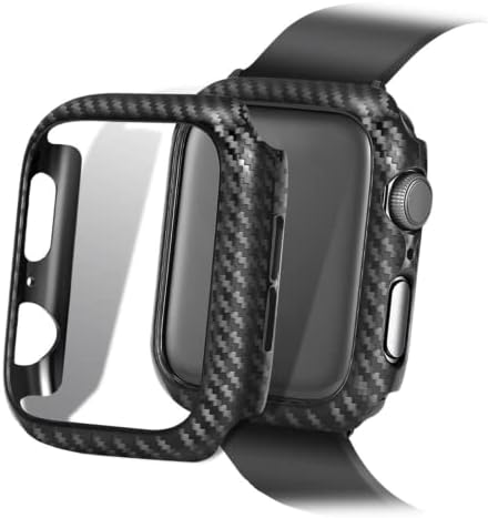 Oiomagpie personalizirani zasljepljujući karbonski vlaknski uzorak zaštitna futrola za Apple Watch