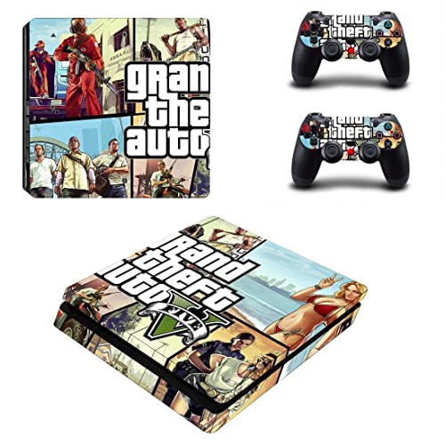 Za PS4 Pro - Igra Grand GTA Theft i auto PS4 ili PS5 naljepnica za kožu za PlayStation 4 ili 5