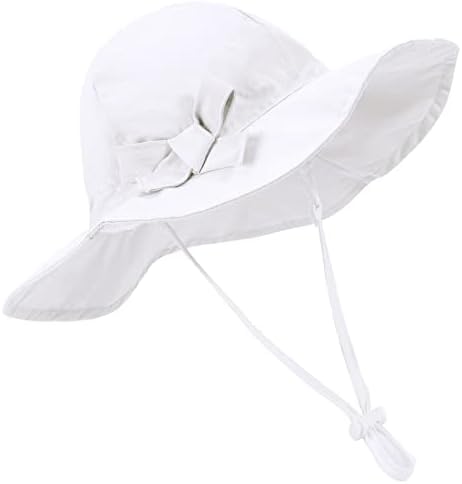 Durio upf 50+ zaštita od sunca Široka Brim Baby Girl Sun Hat Slatka ljetna plaža Baby šešir za djecu