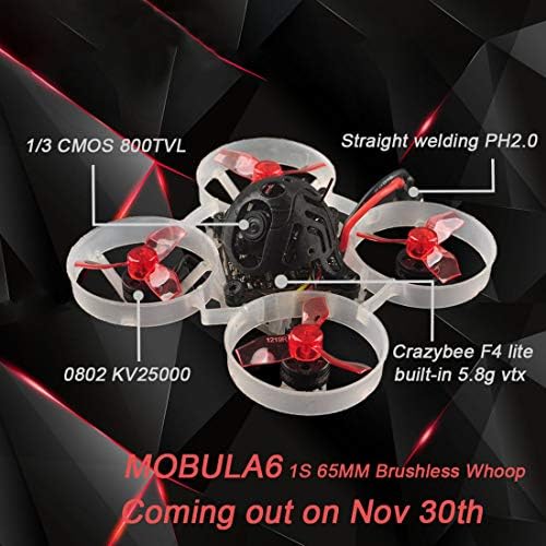 Happymodel Mobula6 1S 65mm bez četkica drone Mobula 6 BNF AIO 4in1 CrazyBee F4 Lite kontroler leta