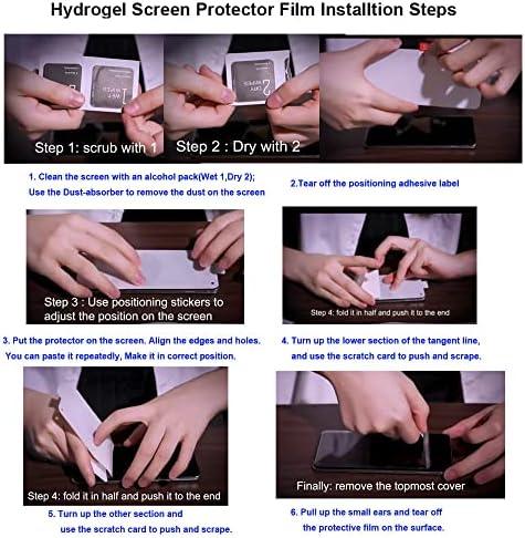 Yiiloxo Hydrogel zaštitnik ekrana kompatibilan sa Sony Xperia 5 IV 5G XQ-CQ72 6,1 inča. 3d Nano-Tech hidrogel