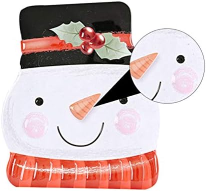 VALICLUD Božić Decor Božić Tinplate kutija za kolačiće Cartoon snjegović krofna Tiny Poklon kutija Pekara poslastica