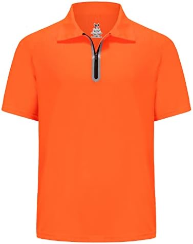 Muški veliki i visoki golf polo majice vlage Wicking zaštita od sunca za zaštitu od sunca na kontrast