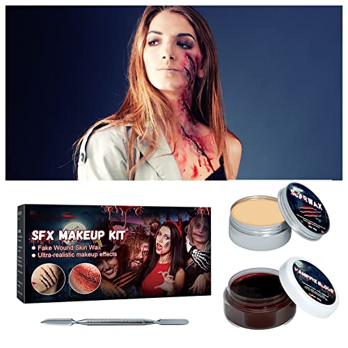 Kore za lice Halloween vosak za kožu plazma makeup set ožiljak šminka Horror Party makeup rekvizicija Modeliranje