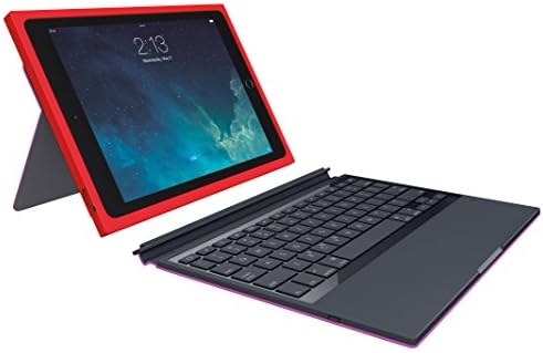 Logitech BLOK zaštitna torbica za tastaturu za iPad Air 2, Crvena / Ljubičasta