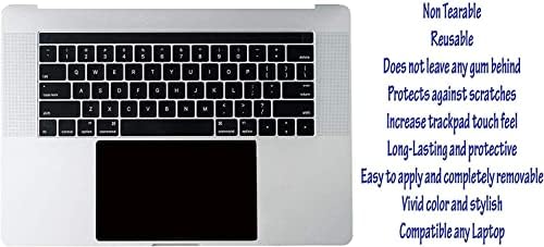 Ecomaholics Premium Trackpad Protector za HP 15 Laptop, AMD Ryzen 7 3700u procesor ef0022nr, crni poklopac touch pad Anti Scratch Anti Fingerprint mat, oprema za Laptop