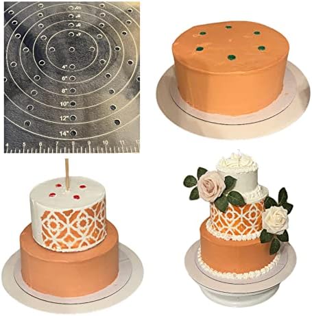 Tortičarski vodič za slaganje okruglih kolača i ukrašavanja tirijskih kolača, fondant alati, alata za pečenje,