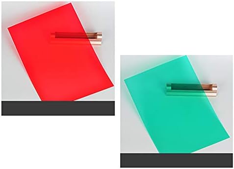 CCHUDE 12 kom crveno i zeleno prozirno plastično korekcija listova za korekciju lampica Filtriranje