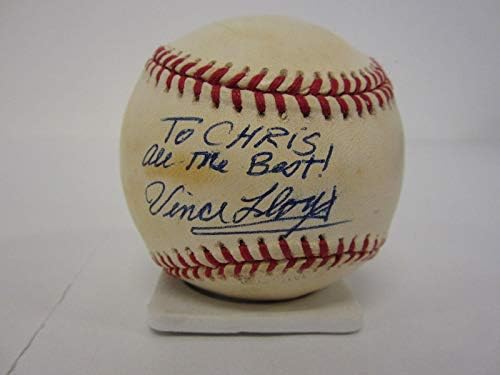 Najava Vince Lloyd Chicago Cubs potpisao je službeno NL bejzbol PSA DNA COA - AUTOGREMENA BASEBALLS