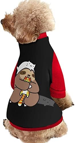 FunnyStar Sloth voli mačke Ispis dukserica sa kućnim ljubimcem sa pulovernim puloverom za pse za pse mačka
