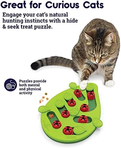 Oallk interaktivne mačke zagonetke, spori ulagači kreativnost liječe igračke za doziranje ublažavaju mačke dosadne