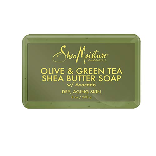 Sheamoisture Shea sapun za puter za suhu, staru kožu maslinovo ulje i ekstrakt zelenog čaja za smirivanje kože