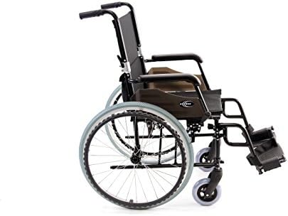 Karman Healthcare invalidska kolica sa brzim puštanjem, točkovi, Crni, 24 funta