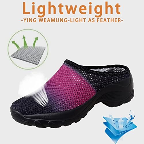 Leewos Comfort vanjske platforme za hodanje Casual papuče sa lukom Polukrevetne pletene cipele ženske