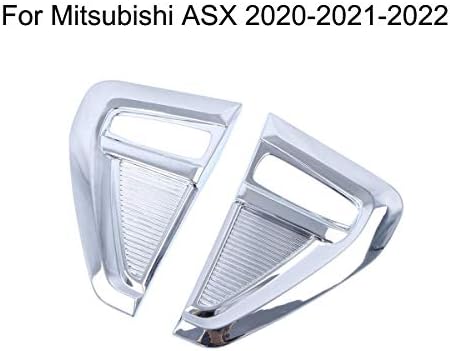 Chrome 2pcs dekor otvora za Bokobran automobila Air Wing Cover Trim za Mitsubishi ASX 2020 2021 2022 2023