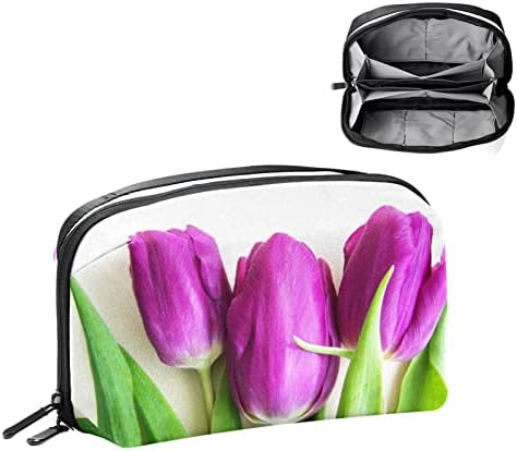 Kozmetička torba, preslatke prostrane torbe za šminkanje Travel Plant Tulip Flower Toiletry