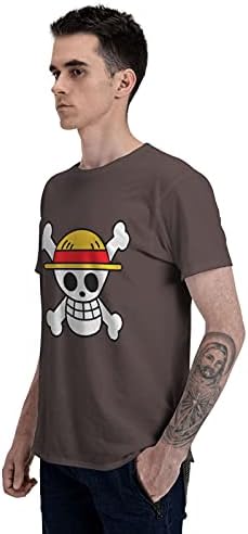 One Piece Anime Shirt muški Osnovni kratki rukav okrugli ovratnik Moda Lobanja T-Shirt s-6XL