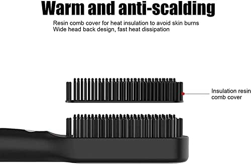MXJCC kosa za ravnalo četkica, jonski češalj za pranje kose, brzo zagrijavanje, 5 podesivo 248