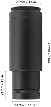 Jeanoko mikroskop elektronski okular, 0,5 X protuklizni gumeni prsten elektronski okular 30,5 mm adapterski