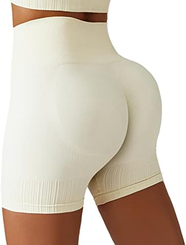 Ženska fitness joga kratke hlače Visoki struk Soft Spandex Vožnja kratkim hlačama Ženske plesne