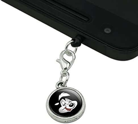 Looney Tunes Pepe Face priključak za slušalice za mobilni telefon Charm odgovara iPhoneu iPod Galaxy