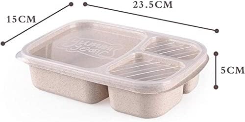 Japanska kutija za ručak otporna na propusnost 3 rešetka sa poklopcem kampiranje piknik prijenosni plastični