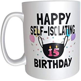 Sretan samoizolirajući 15. rođendan šalica za kafu 2020 Quarantine Mis Quince Quinceanera poklon