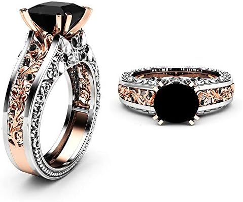 2023 Novi prsten Vintage Diamond Wedden Ženski angažman Prekrasan srebrni prstenovi za prstenje ruže