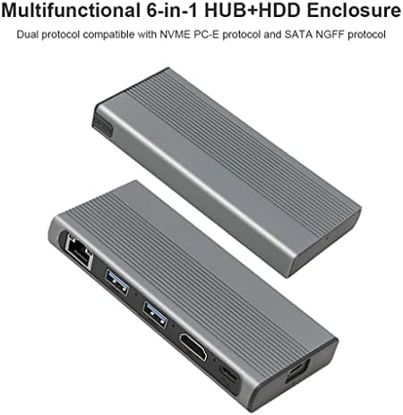ZSEDP USB C HUB Tip C 3.1 do M. 2 30Hz 1 10Gbps M. 2 SSD kućište USB C HUB Splitter R Adapter