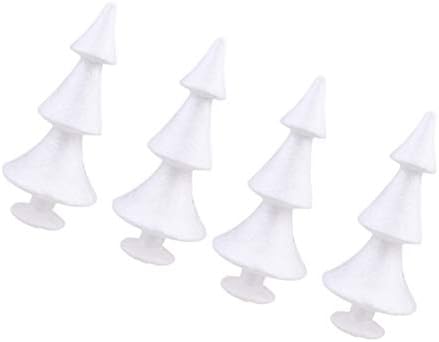 Holibanna 4pcs bijeli prazan pjenasto polistiren modeliranje pjene božićne obloge drveća kalup za farbanje ukrašavanje