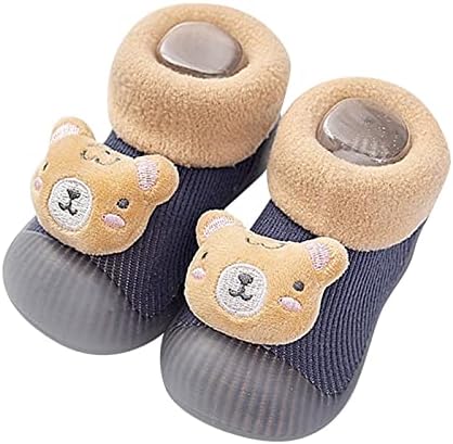Obuća za novorođenčad zimskih malih cipela mekano dno unutarnje klizanje topli kat crtani tigar čarapi