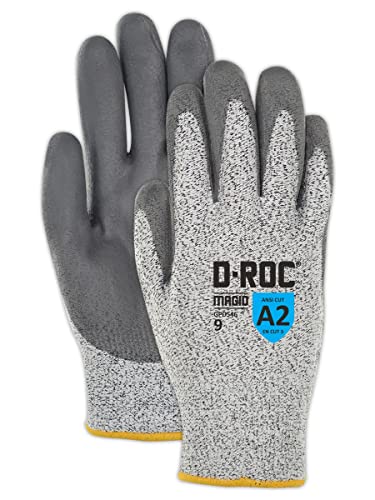 MAGID radne rukavice otporne na suho prianjanje opšte namene A2, 12 PR, obložene poliuretanom, veličine