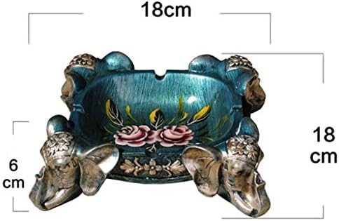 LDELS Retro pepeljara modna kreativna praktična poklona dnevni boravak stolić za kavu Veliki povoljni ukras na