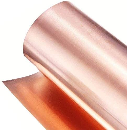 XUNKUAENXUAN Metal Bakar folija bakar lim 99.9% bakar Cu metalni lim folija 0. 3x200x1000MM za zanatske