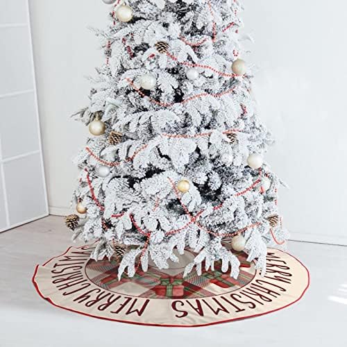 Božićni ples Xmas Sky, 30 X30 Snowflake Xmas Tree Mat, Santa Claus Tree Base Mat za rustikalnu