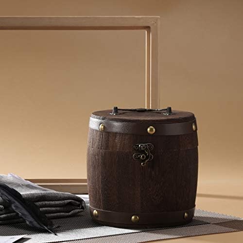 List za čaj kanister kafa Caddy drvena bačva brašna Storage Housekeeping & amp ;Organizatori Storage Bag za odjeću