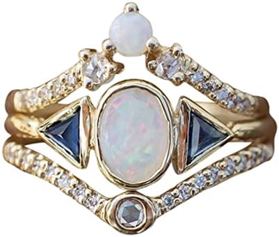 2023 Novi prsten nakit nakit od tri ruke Dijamantni dame prsteni slatki ring anksioznosti