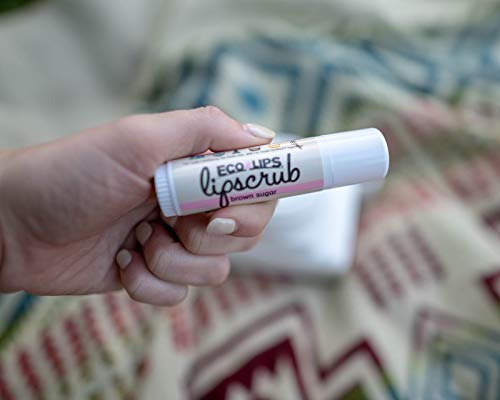 Eco Lips LipScrub šećerni štapići za piling - smeđi šećer & vanilija - prirodni tretman za njegu