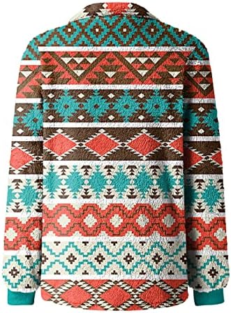 Wocachi Muška ležerna patch duksela za zapadni Aztec CHIC PATCH džepni gumb prednji kasutni grafički pulover