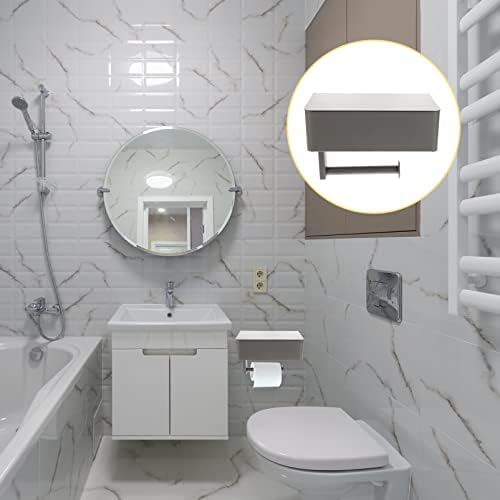 DoItool WC držač papira sa policama od nehrđajućeg čelika za obrezive Wipes Wipes Wall Holder za kupaonicu