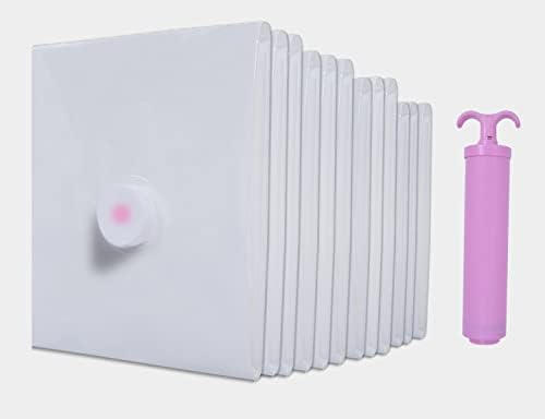 AoVee 12 pakovanje premium vakuumske vrećice sa pumpom za ručnu pumpu, petični zadebljanje, dvostruko-sakupljanje
