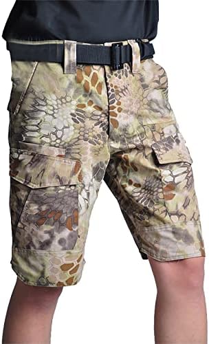 Muške taktičke kratke hlače, muškarci kamuflažne hlače Ljeto na otvorenom prozračne borbene kratke