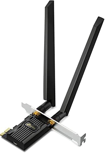 TP-Link WiFi 6E AXE5400 PCIe WiFi kartica za Desktop računar , Bluetooth 5.3, WPA3, 802.11 axe tri Band bežični Adapter sa MU-MIMO, OFDMA, Ultra-Low Latency, podržava Windows 11, 10