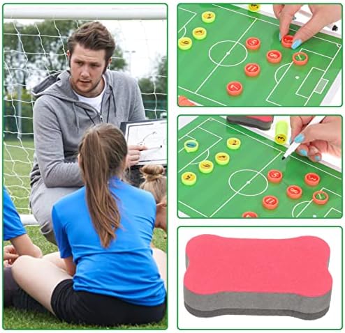 Inoomp 1 Set Soccer Coaters Tactical Board Football Coughthing Clipboard Portable Fudbalska taktika