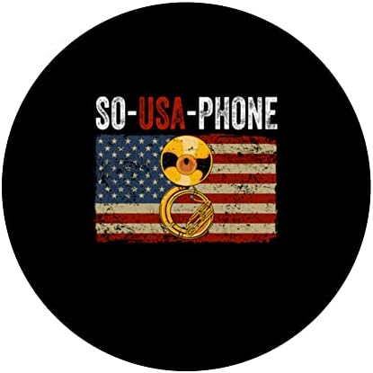 SO-USA-PHONS mesingani igrač instrumenata instrumente Sousaphone Popsockets zamjenjiva popgrip